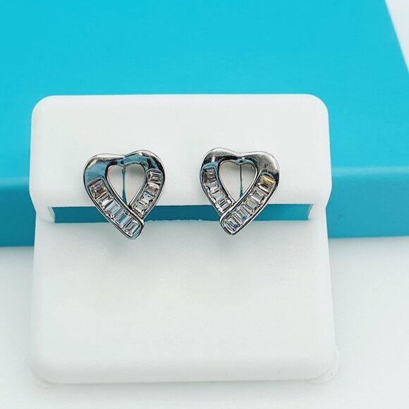 925 Sterling Silver CZ Beautiful Earrings for Women, 1USPAR4210 - Picture 7 of 11